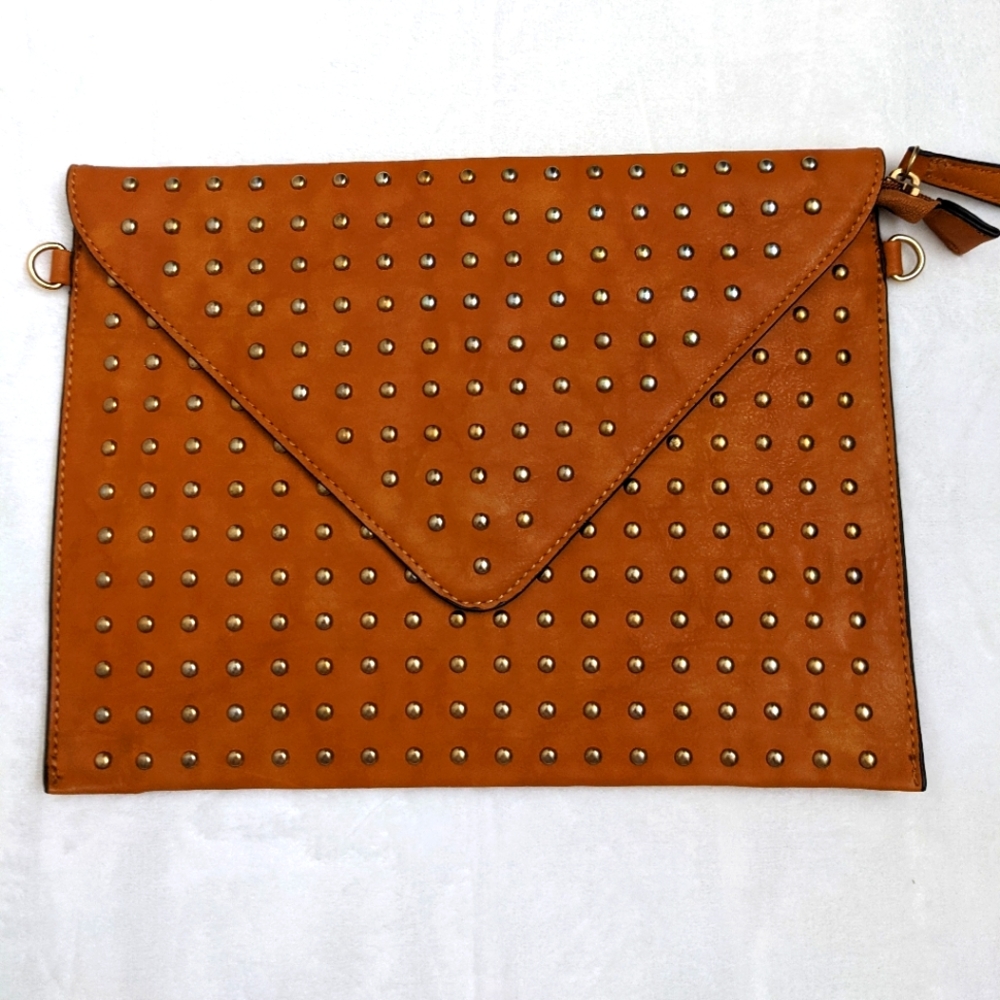 Miss Unique Large Embellished Envelope Clutch